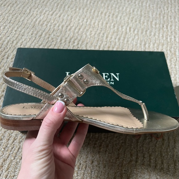 Leather Ralph Lauren sandals. Great condition-like new. - Picture 8 of 8